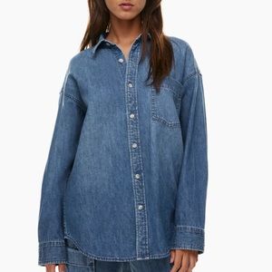 Aritzia Denim Forum ‘80s Comfy Denim Shirt